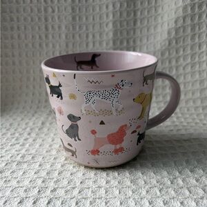 Prima Design Colorful Playful Oversized Multi Dog Print Mug 18 Ounces